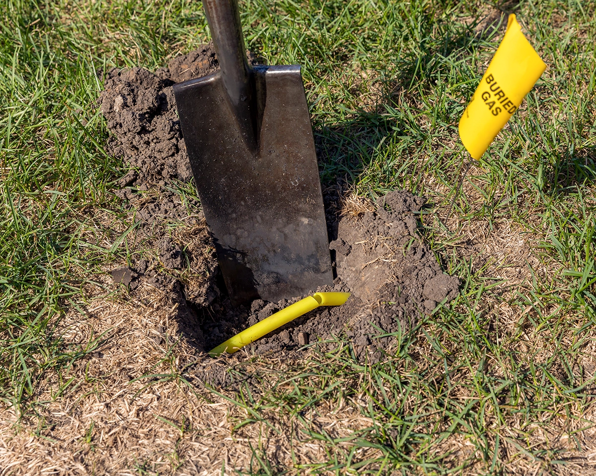 underground gas line